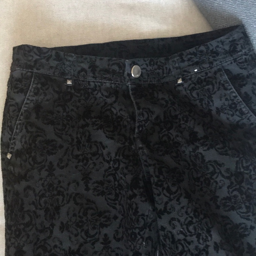 Woolworth patterned cotton trousers pants size S/M - Picture 4 of 7